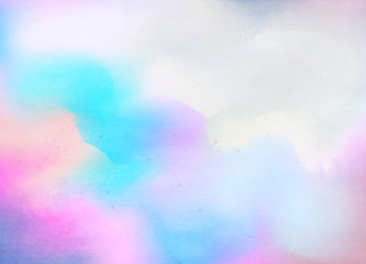 Fototapeta na wymiar Abstract colorful watercolor background. Digital art painting