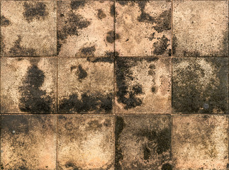 Brown tiles pattern