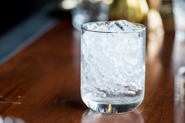 Glass of ice