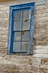 Blue-framed Window 