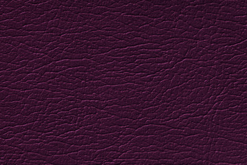 Dark purple leather texture background with pattern, closeup