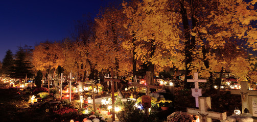 Friedhof am Abend