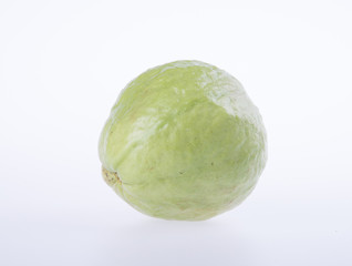 Guava (tropical fresh guava) on white background.