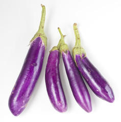 Organic green eggplant