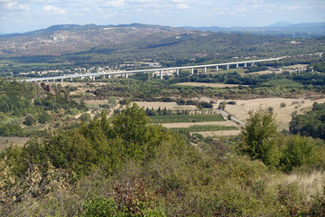 pont dans le paysage