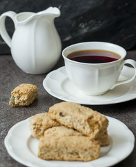 Cup of tea and saucer