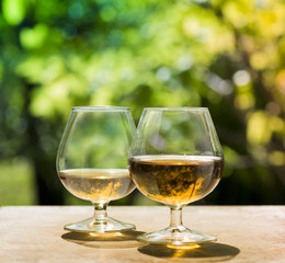 Whiskey with copy space