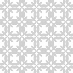 repeating geometric and floral inside seamless pattern background vector