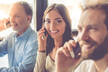 Business people working