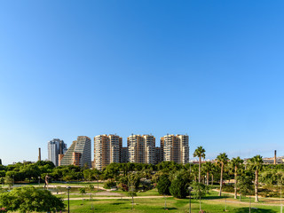 Obraz premium Valencia City Skyline In Spain