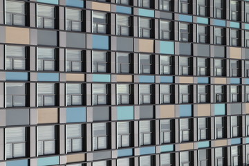 detail of achitecture apartment building