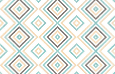 Watercolor geometrical pattern.