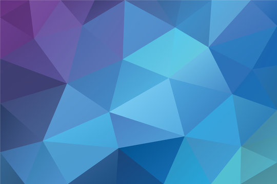 Blue polygonal abstract background