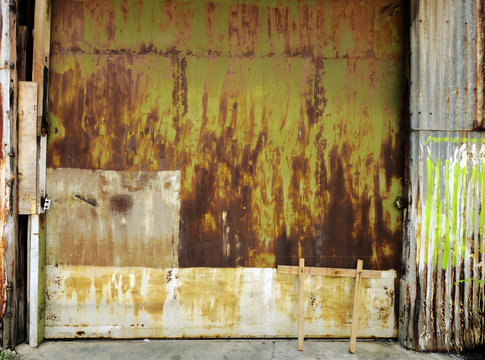 Old Industrial Garage Door