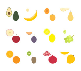 Fruit set vector