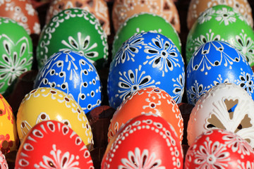 easter eggs background