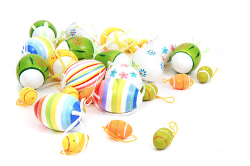 easter eggs background