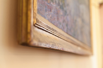 painting detail at auction