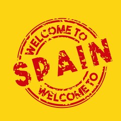 seal classic icon of Spanish culture vector illustration design