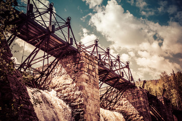Old hydro dam