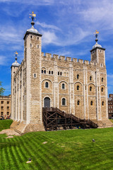 Fototapeta premium Tower of London - historic castle on River Thames bank. London.
