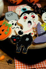 Creepy Halloween cookies