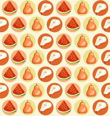 Fruit Festival : Fruit Elements : Vector Illustration