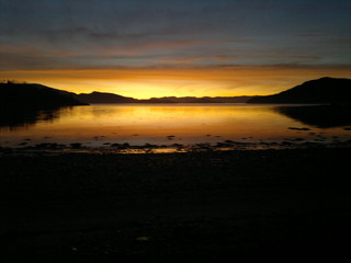 Obraz premium Sunset in Norway