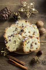 Christmas fruit bread