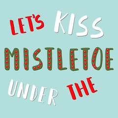 Hand drawn Christmas greeting card.