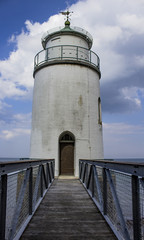 Fototapeta na wymiar Taksensand Lighthouse