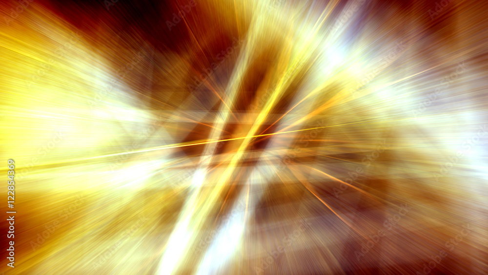 Aufkleber gold blurred pattern with filament