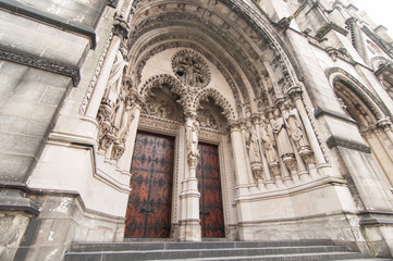 Red Cathedral Door Entrance