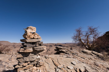 Namibia Rock Cairns