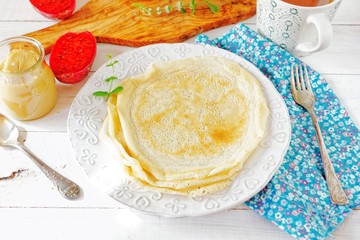 Egg less crepes
