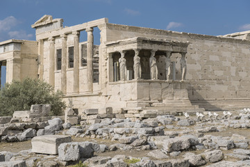 Erechtheion auf der Akropolis in Athen, Griechenland