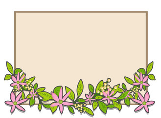 Daisy Border Frame Banner