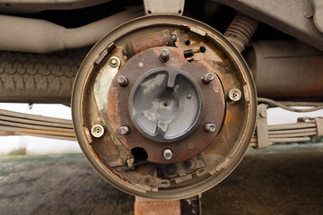 Car drum break system