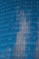 Obraz premium Buenos Aires downtown skyscrapers with blue mirror