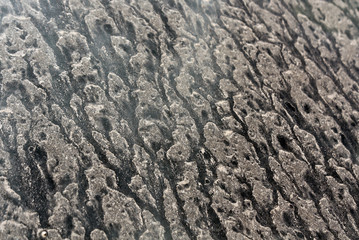 Dirty car glass texture.