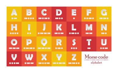 Morse code alphabet
