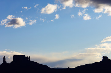 Towers in the desert