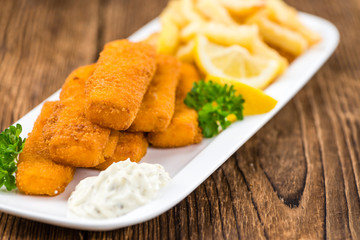 Fish Fingers (selective focus)