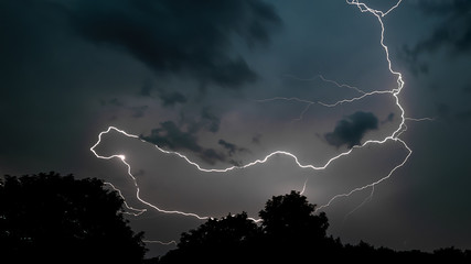 Beeindruckender Blitz