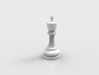 Chess pieces on background