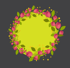 Romantic Flourish Frame for Valentine