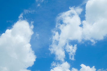 Obraz premium Cloud blue sky background