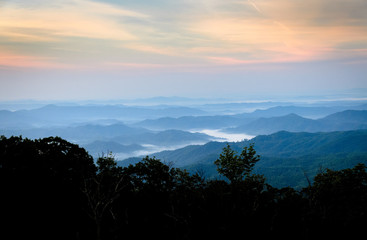 Obraz premium Blue Ridge Parkway