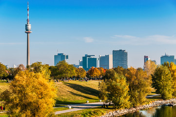 Herbstimpression in Wien, Österreich