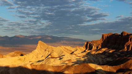 Fototapeta na wymiar Sunrise at Zabriskie Point, Death Valley NP (USA)